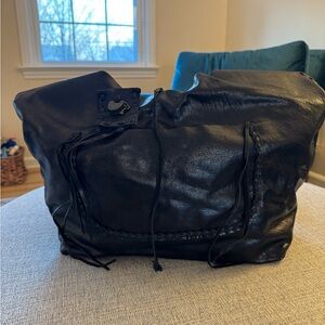 Ralph Lauren Black Label Luxurious Black Duffel Bag